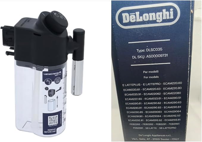 Delonghi Espresso Magnifica - DeLonghi Milk Carafe Coffee Maker Container